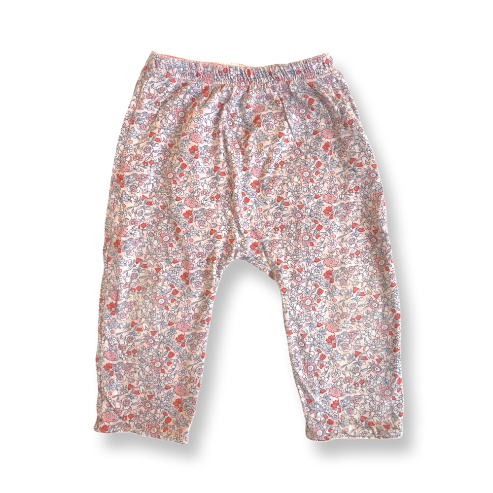 babyGap Reversible Pink Floral/Stripe Pants, 12-18 mo.